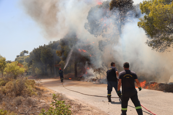 Φωτιά τώρα στη Θεσσαλονίκη