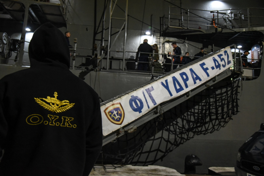 Επιχείρηση «Ασπίδες» στην Ερυθρά Θάλασσα: Βίντεο από τον απόπλου της φρεγάτας «Ύδρα»