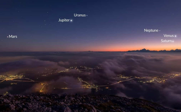 Αντίστροφη μέτρηση για τη μεγάλη ευθυγράμμιση των πλανητών - Πότε θα είναι ορατή στην Αθήνα