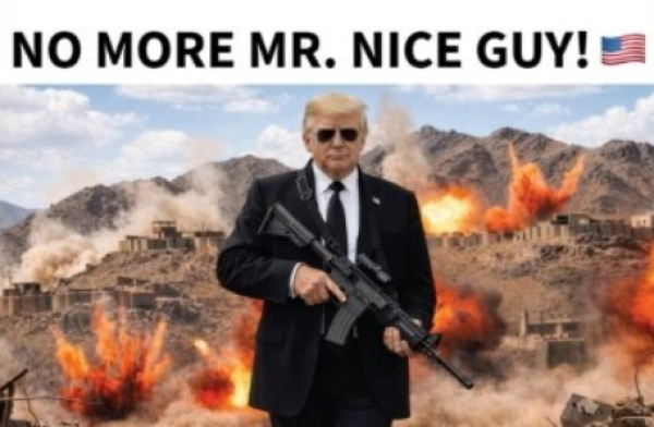 Ο Τραμπ... με όπλο: «Τέλος το καλό παιδί»