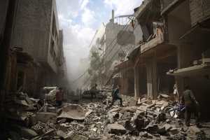 Αντάρτες βομβάρδισαν νοσοκομείο στο Χαλέπι