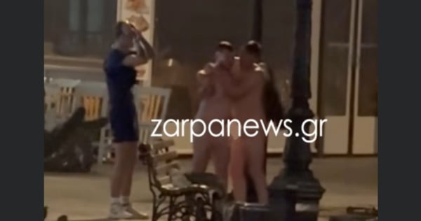 Χανιά: Ναύτες του βρετανικού Πολεμικού Ναυτικού προκαλούν στο Ενετικό λιμάνι
