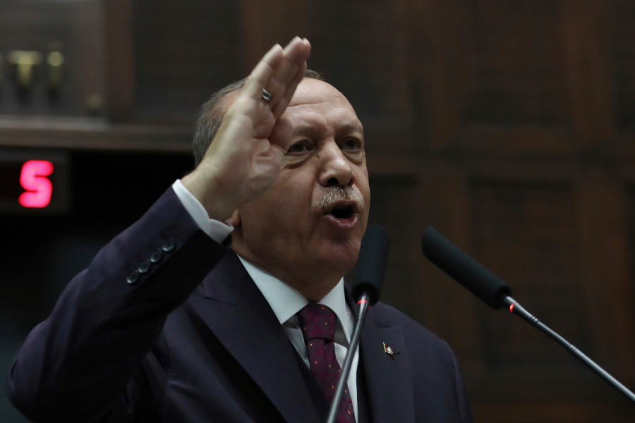 Απειλές Ερντογάν: Όποιος σταθεί εμπόδιο στη σταθερότητα της Συρίας, θα μας βρει απέναντί του