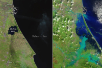 Δορυφορικές εικόνες αποκαλύπτουν το μέγεθος της βιβλικής καταστροφής στην Ισπανία