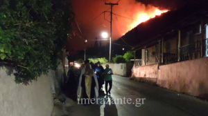 Έκαναν λιτανεία στη Ζάκυνθο, για τη φωτιά (Βίντεο)