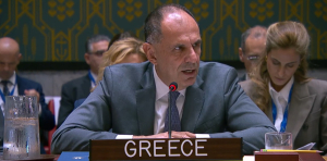 Γεραπετρίτης από το ΣΑ του ΟΗΕ: Η Ρωσία να σεβαστεί το Διεθνές Δίκαιο