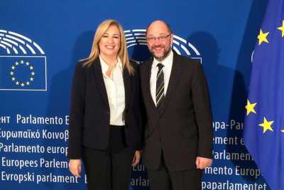 Γεννηματά: Χρειαζόμαστε το #Schulzeffect για μια Ευρώπη κοινωνικής δικαιοσύνης