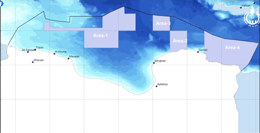 Διπλωματικές πηγές: Αυτός είναι ο χάρτης που δημοσίευσε η Λιβύη