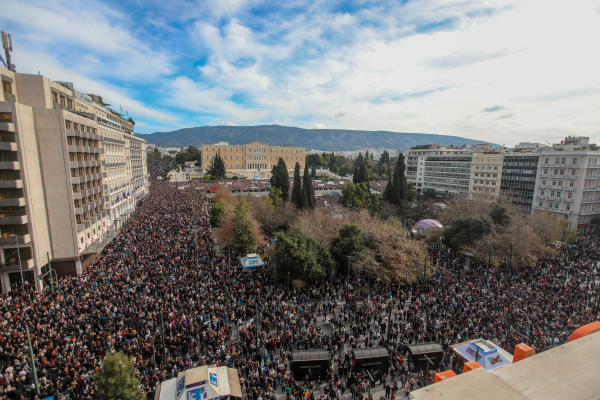 Mass Protests Over Greece's Deadly Train Tragedy Spark Political Reckoning