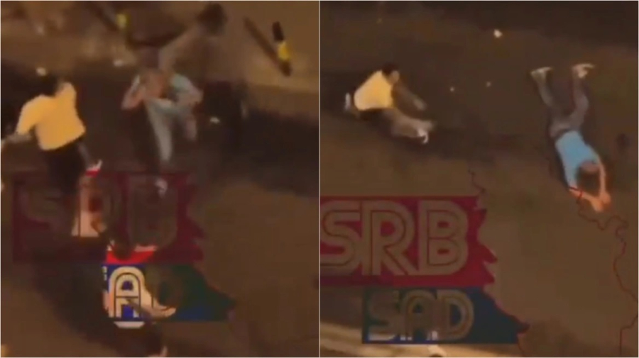 Βίντεο: Άγριο επεισόδιο με παίκτες του Ομπράντοβιτς στο Βελιγράδι - Ο Τζόουνς έσπασε μπουκάλι σε κεφάλι