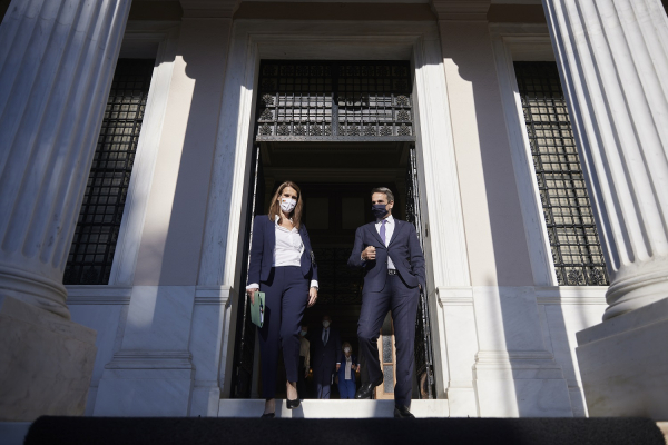 Κορονοϊός και μεταναστευτικό στο επίκεντρο της συνάντησης Μητσοτάκη με την αναπληρώτρια Πρωθυπουργό του Βελγίου