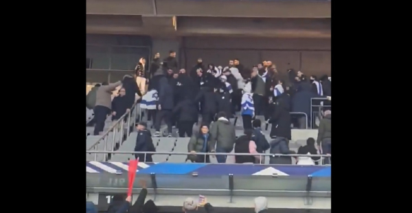 Γαλλία - Ισραήλ: Μικρή ένταση στις κερκίδες χωρίς να πάρει διαστάσεις