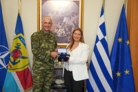 Η νέα πρέσβης του Ισραήλ επισκέφθηκε το ΓΕΕΘΑ