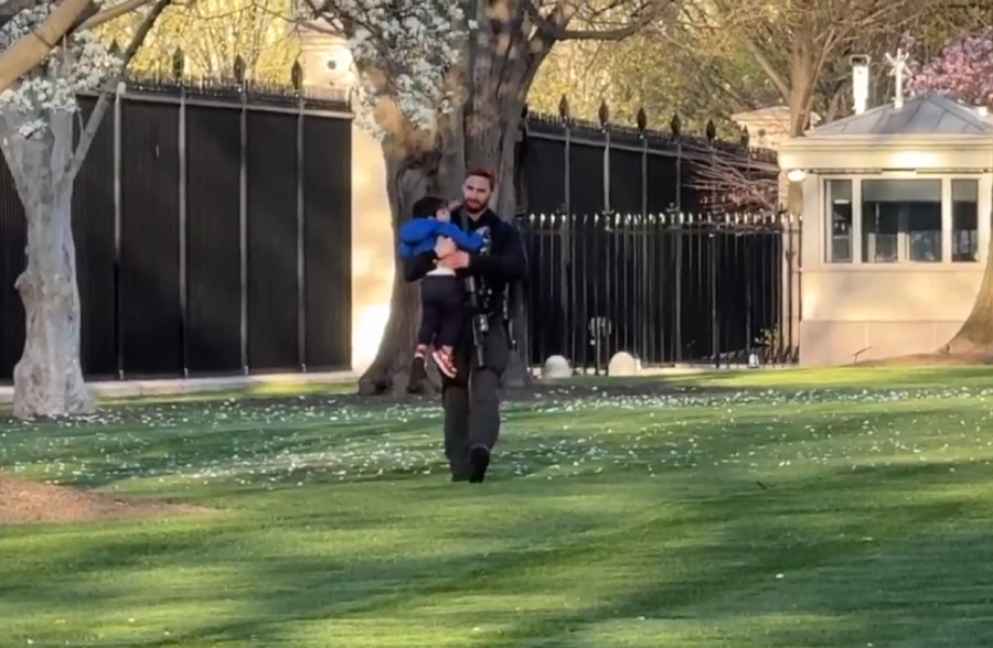 Λευκός Οίκος: Μπόμπιρας «τρύπωσε» από την περίφραξη (Βίντεο)