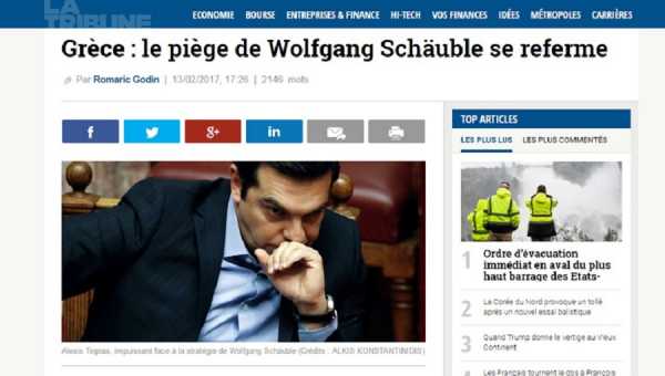 La Tribune: Ελλάδα - η παγίδα του Βόλφγκανγκ Σόιμπλε κλείνει