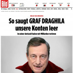 Bild κατά Ντράγκι: Ο κόμης Ντράγκουλας ρουφά τις καταθέσεις των Γερμανών!