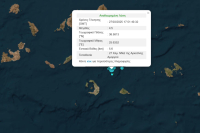Ισχυρός σεισμός ανοιχτά της Αμοργού