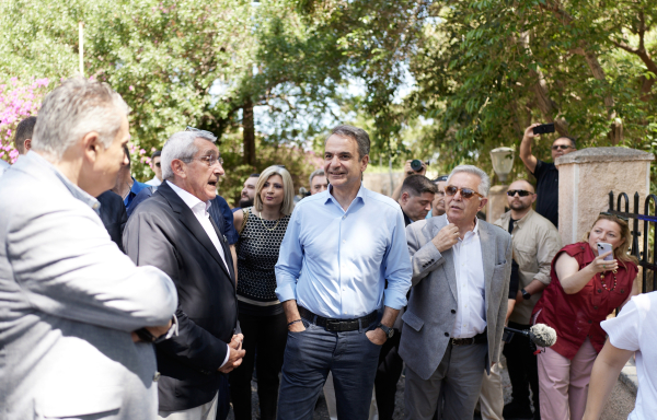 Στη Ρόδο ο Μητσοτάκης: Eξήγγειλε νέο νοσοκομείο στην Κω