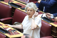Βουλή: «Μπλόκο» της ΝΔ στην εκλογή Ακρίτα για τη θέση της αντιπροέδρου – Άγρια κόντρα πριν την ψηφοφορία