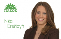 Η Έλλη Κοκολιού δίπλα στον Ν. Ανδρουλάκη