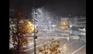 Έντονη χιονόπτωση στην Κοζάνη