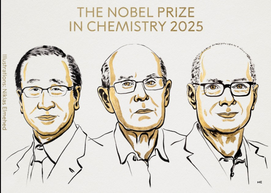 Νόμπελ Χημείας 2025: Στους Σουσούμου Κιταγκάουα, Ρίτσαρντ Ρόμπσον και Όμαρ Γιάγκι