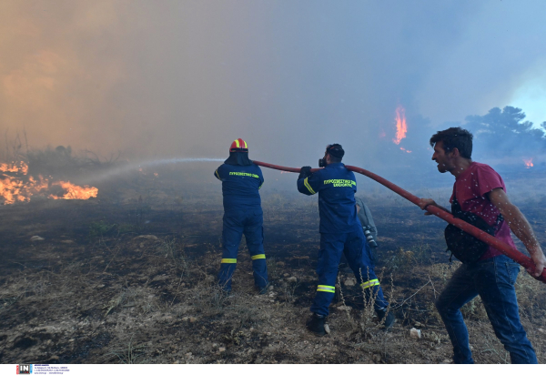 Φωτιά τώρα στη Χίο