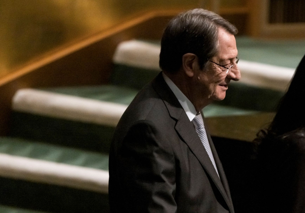 Συγκινητικός Αναστασιάδης στη Νέα Υόρκη: «Κρατήστε ψηλά τη σημαία της Ελλάδος και της Κύπρου»