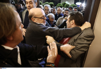 Συνέδριο ΣΥΡΙΖΑ: Μωραΐτης και Αντώναρος - Ένταση, σπρωξίματα και ύβρεις (Βίντεο)