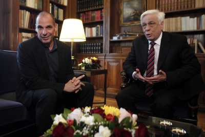 Συνάντηση Πρ. Παυλόπουλου - Γ. Βαρουφάκη