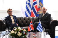 Η ενίσχυση διμερούς συνεργασίας στο ΝΑΤΟ στο επίκεντρο της συνάντησης Δένδια με την πρέσβη της Νορβηγίας