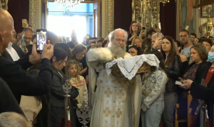 Η πρώτη Ανάσταση στην Παναγία Ευαγγελίστρια της Χίου - Βίντεο