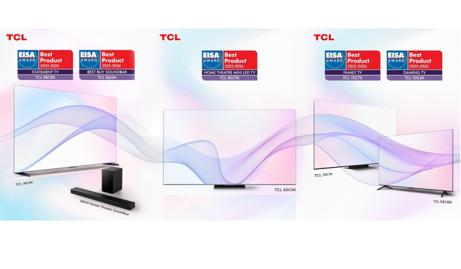 Η TCL Κυριαρχεί με Πέντε Βραβεία EISA