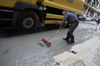 Κυψέλη: Δρόμος γέμισε με υγρό τσιμέντο - Τι είναι ο αθηναϊκός σχιστόλιθος που αναστάτωσε τους κατοίκους