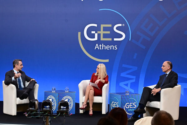 Μητσοτάκης - Letta: Η εκδήλωση του Ελληνοαμερικανικού Εμπορικού Επιμελητηρίου (Βίντεο)