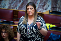 Νέο -εκτός ορίων- επεισόδιο με τη Ζωή στη Βουλή - Στο επίκεντρο τα Ίμια