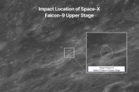 Η στιγμή της πρόσκρουσης του πυραύλου της SpaceX στη Σελήνη (Εικόνες και Βίντεο)
