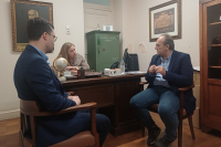 ΕΛΑΣ: Στο Δικαστικό Μέγαρο Ηρακλείου ο Νίκος Τριάντος – «Η κατάσταση του κτηρίου δεν τιμά την Πολιτεία»