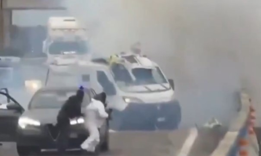 Κινηματογραφική ληστεία στην Ιταλία: Ντύθηκαν αστυνομικοί και ανατίναξαν όχημα χρηματαποστολής (Βίντεο)