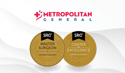 Metropolitan General: Μία ακόμα διεθνής διάκριση με τίτλο «Master Surgeon» για το Κέντρο Αριστείας χειρουργικής κηλών κοιλιακού τοιχώματος