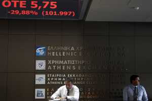 «Φρέναρε» σήμερα το ανοδικό ράλι στο Χρηματιστήριο Αθηνών