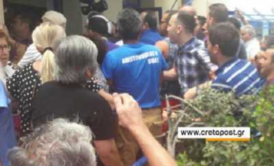 Επεισοδιακή η υποδοχή στην Ιεράπετρα για τον Πολάκη