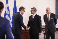 Η στρατηγική σχέση Ελλάδας - Ηνωμένων Αραβικών Εμιράτων στο επίκεντρο της συνάντησης Μητσοτάκη με τον Σεΐχη ΥΠΕΞ