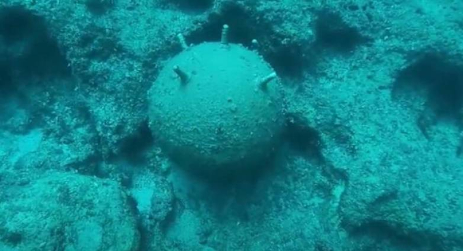 Εξουδετέρωσαν νάρκη σε βάθος 2 μέτρων σε παράλια στην Κατερίνη