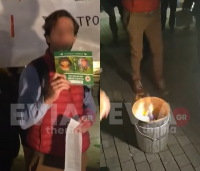 Χαλκίδα: Αντιεμβολιαστές έκαιγαν παιδικά βιβλία, μάσκες και rapid test