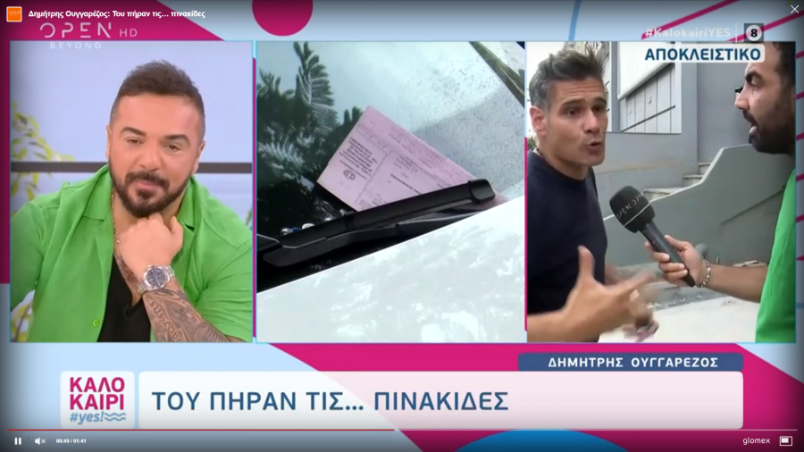 Πήραν τις πινακίδες του Δημήτρη Ουγγαρέζου έξω από το κανάλι