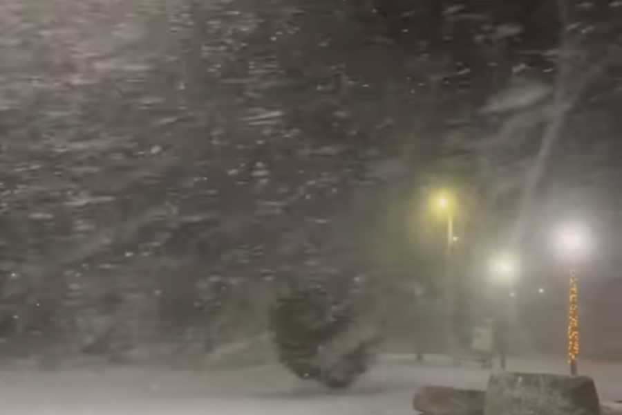 Σπάνιο φαινόμενο με χιονοκαταιγίδα και κεραυνούς σε περιοχές της Αλεξανδρούπολης (βίντεο)