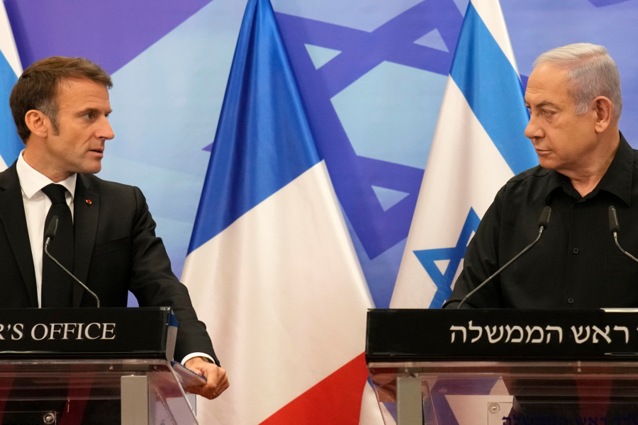 Γαλλία: «Απαράδεκτη» η κατηγορία Νετανιάχου ότι ο Μακρόν τρέφει τον αντισημιτισμό