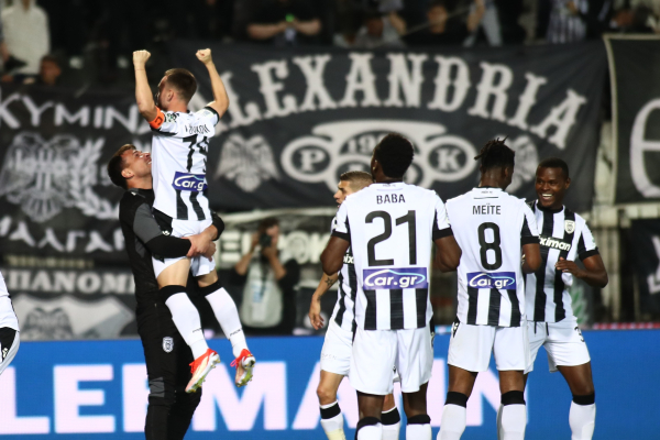 Super League: «Αγκαλιά» με το πρωτάθλημα ο ΠΑΟΚ, νίκησε 4-1 τον Παναθηναϊκό