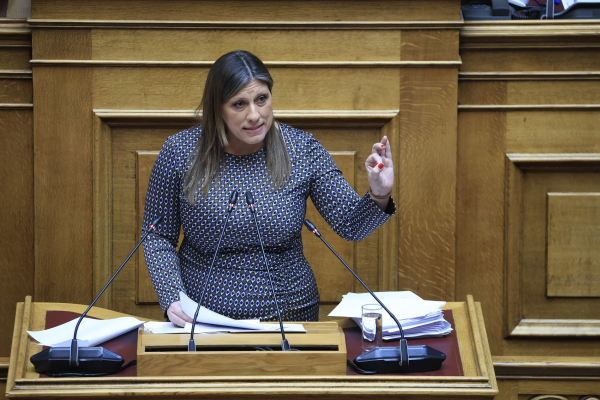 Ζωή Κωνσταντοπούλου: Κατέθεσε αίτημα σύγκλησης της Βουλής σε ειδική συνεδρίαση, για τις διεθνείς εξελίξεις και τις αερομεταφορές